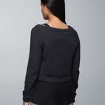 Lululemon  Be Present Pullover Top Sweater Heathered Black 4 Photo 1