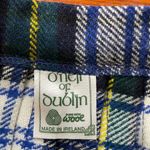 O’Neil of Dublin Dress Gordon Dress Tartan Kilt 100% Wool Back Pleated Skirt 💚🎀 Blue Size 12 Photo 9
