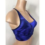 Nike New.  blue sports bra. Small. Retails $68 Photo 4