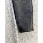 BP  Women's Pleather Pants Leggings Solid Black Small Pull On Photo 4
