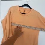 Soft Surroundings  Women's Size XS Orange Soft Pullover Tunic Sweatshirt Casual‎ Photo 8