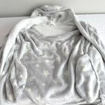 Target Women's Star Print Cozy Robe with belt Gray  XS/S  Photo 4