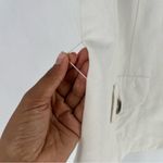 East 5th White Linen Blazer 3 Button Closure Short Sleeve Lightweight Pockets XL Photo 5