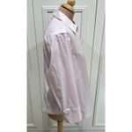 Foxcroft  NYC Women's Pink No Iron Stretch Button Up Shirt Size Large Career Photo 2