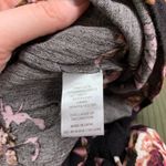 Daniel Rainn Floral Blouse Womens Size XXL Crochet Trim 3/4 Sleeve Top Black Photo 4