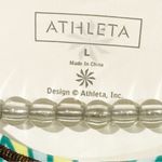 Athleta  Large Long Sleeve Top Nylon Spandex Blend Floral Print Quick Dry Photo 2