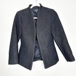 J.Crew  Womens Jacket Going Out Blazer Tinsel Tweed Wool Blend Lined Black Size 2 Photo 3