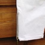 White House | Black Market NWT White Mid Rise Skinny Crop Jeans Photo 4