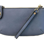 Joy Susan  Leather Wristlet Crossbody Bag – Slate Blue / Gray – Removable Straps Photo 0