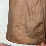 Vtg Bromleigh Womens Puffer Jacket Fur Collar Sz S/M Longline Tan Photo 10