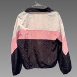 Black, Pink & White windbreaker Small Black Photo 1