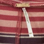 Free People NWT  Portland Striped Pink Off The Shoulder Top Sz Medium Flared Cuff Photo 10