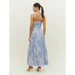 Reformation 💕💕 Eleni Dress ~ Aliso Blue Floral Print 10 NWT Photo 3