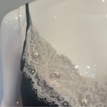 Intimissimi Cami with Lace & Pearl Details Black Photo 3