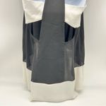 BCBGMAXAZRIA Black and Cream Flowy Semi-sheer Tank Top w/Detailed Back-Size XXS Photo 6