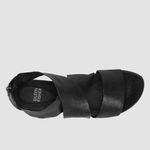 Eileen Fisher Sport Tumbled Leather Sneaker Sandal Size 10 Black Photo 9