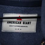 American Giant Women's Vintage Wash Relaxed Classic Full Zip 2.0 Size S Blue Photo 2
