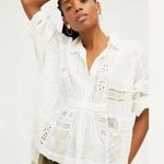 Free People Bluejay Patchwork Blouse Photo 0