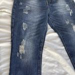 Vintage Agile Women’s denim Jeans Floral Design pants Sz 14 Photo 2