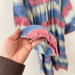 Outerknown  Multicolor Miro Cotton Swing Babydoll Dress Medium Photo 2