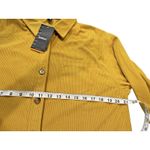 New Tacvasen Women's Gold Loose Fit Corduroy Shacket Shirt Long Sleeve Photo 7