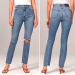 Abercrombie & Fitch  Curve Love The 90s Slim Straight Ultra High Rise Jeans 28/6R Photo 1