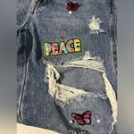 PacSun  BAGGY JEAN for women size 25 CUSTOM patch work Photo 4