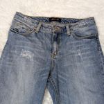 Seven7 Y2K  Lightly Distressed Lightwash Cuffed Capri Style Jeans Size 8 Photo 11