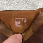 Clarks Size 6.5 Brown Tan Leather Zip Up Heeled Ankle Booties Photo 4