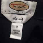 Talbots Talbott 10P 29x28 Dress Flat Front Pants Petite Workwear in Darkest Navy Photo 6