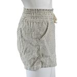 Cali 1850  Black & Ivory Printed Drawstring Cotton Shorts Size Large Photo 3