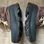 Sorel Snow Angel Lace up Winter Snow Boot Women’s 8.5 Faux Fur Brown Tan Boots Photo 5