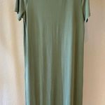Double Zero pistachio mint green stretchy midi dress large Photo 0