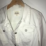 Wax Jean Basic Denim Wax Jeans Womens White Jean Jacket Photo 5