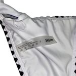 SheIn Blue Trimmed Bandeau Bikini Swim Top Women's Size Small Photo 6