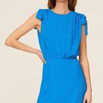 Amanda Uprichard Blue Olympus Dress Size Large $185 Photo 0