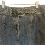 Perry Ellis Y2K Denim Jean Midi Skirt Size 14 Photo 2