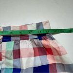 ASOS  Midi Multicolor Gingham Button Down Skirt Size 2 NWT Photo 3