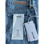 GRLFRND Tatum in Late Night Crop Fray Hem New $250 Woman Jeans Slim Kick Size 28 Photo 3