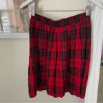 Barrie Stephens Vintage 90s Plaid Blazer Jacket & Shorts Matching Two Piece Set Red Size 14 Photo 10