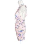 ZARA #51 NWOT Floral Printed Dress in Pale Pink Photo 7