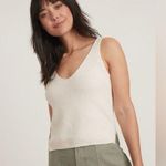 Marine layer  Finely Sweater White Tank Top Photo 4