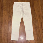 Derek Lam  10 CROSBY Mila Patchwork Girlfriend Mid Rise White Denim Jeans sz 25 Photo 5