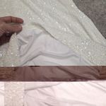 Generation Love Donna Sequin Mini Straight Dress Puff Sleeves Shell Medium Photo 11