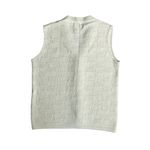 Vintage Miss Scotch English 60s Sleeveless Knit Cardigan Sweater Women's Medium Photo 2