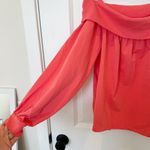 Anthropologie  Maeve Pink Off-The-Shoulder Pullover Photo 3