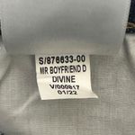 Old Navy Boyfriend Jeans Womens 0 Medium Wash Mid Rise Distressed Stretch Crop Photo 6