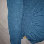 it's our time  XL Turtleneck Deep Teal  Long Thin Knit Top Photo 2