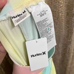 Hurley  girls XL pastel pink blue yellow soft leggings, NWT Photo 2