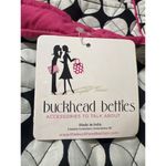 Buckhead Betties Adore-A-Ball Quilted Tote Bag With Pink Trim Green Lining NWT Photo 4